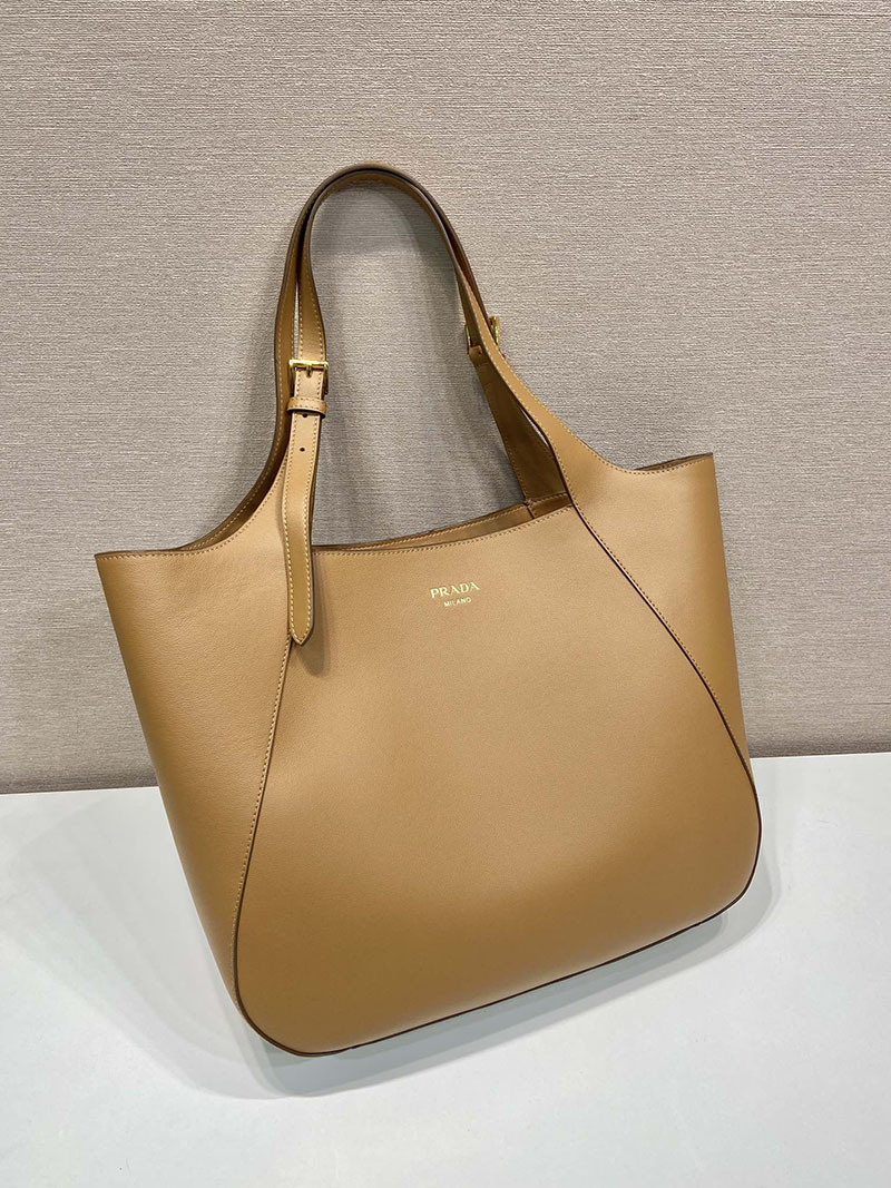 プラダ アウトレット PRADA ロゴ入り ラージサイズ レザートートバッグ 1BG512_2CYS_F03BH_V_OOO ブラウン H品 プラダ トートバッグ 人気 - 画像 (9)