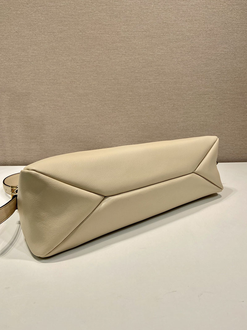 プラダ アウトレット PRADA エメ ラージ ソフトグレインレザー ショルダーバッグ 1BG512_2CYS_F03BH_V_OOO トラバーチン H品 プラダ チェーンバッグ 人気 - 画像 (5)