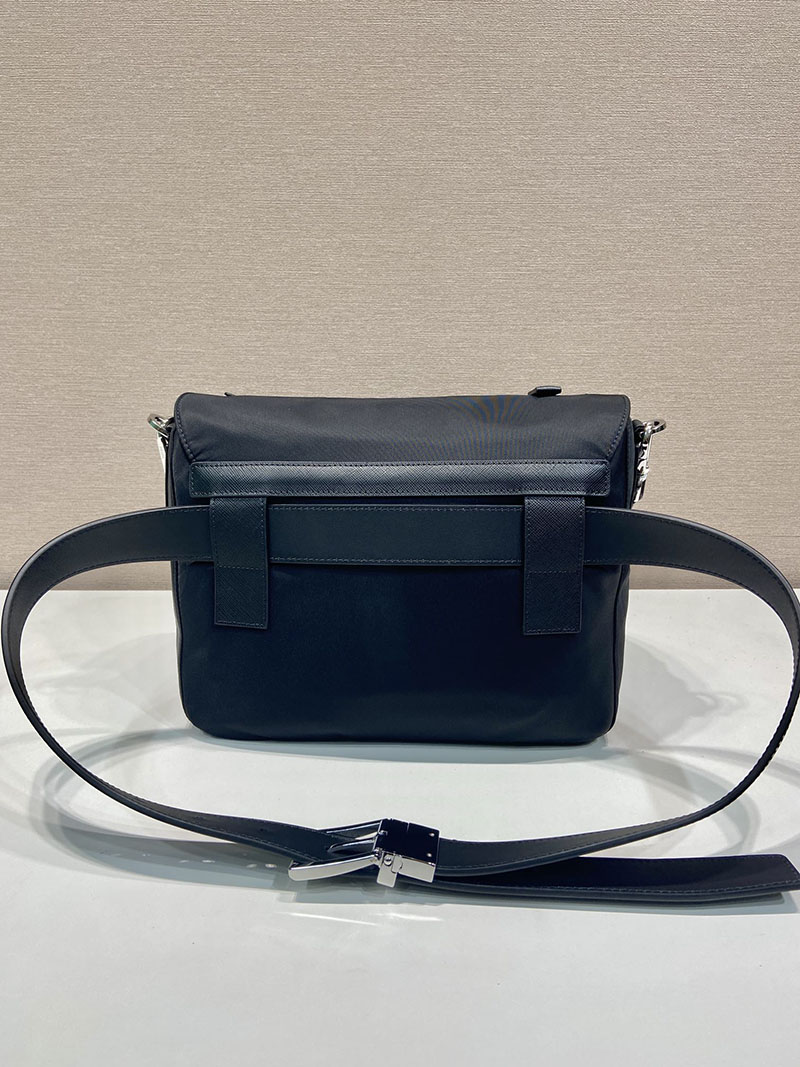 プラダ アウトレット PRADA Re-Nylon ショルダーバッグ 1BD953_RV44_F0002_V_B1M ブラック H品 プラダ メッセンジャーバッグ ナイロン - 画像 (7)