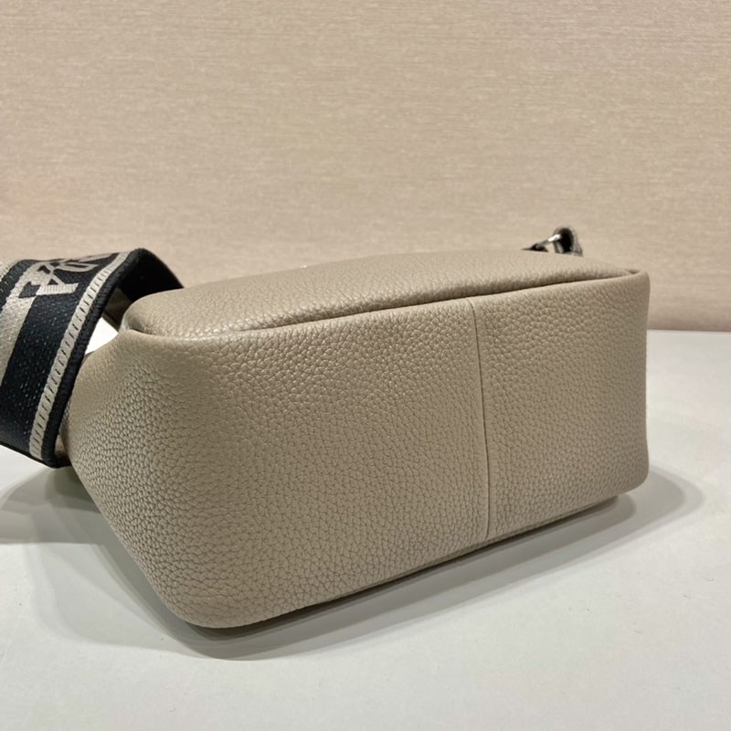 プラダ アウトレット PRADA 2WAY レディース トライアングルロゴ ハンドバッグ ショルダーバッグ 肩掛け 斜め掛け ヴィッテロダイノ 鞄 1BC145 グレージュ H品 プラダ バッグ 人気 - 画像 (6)