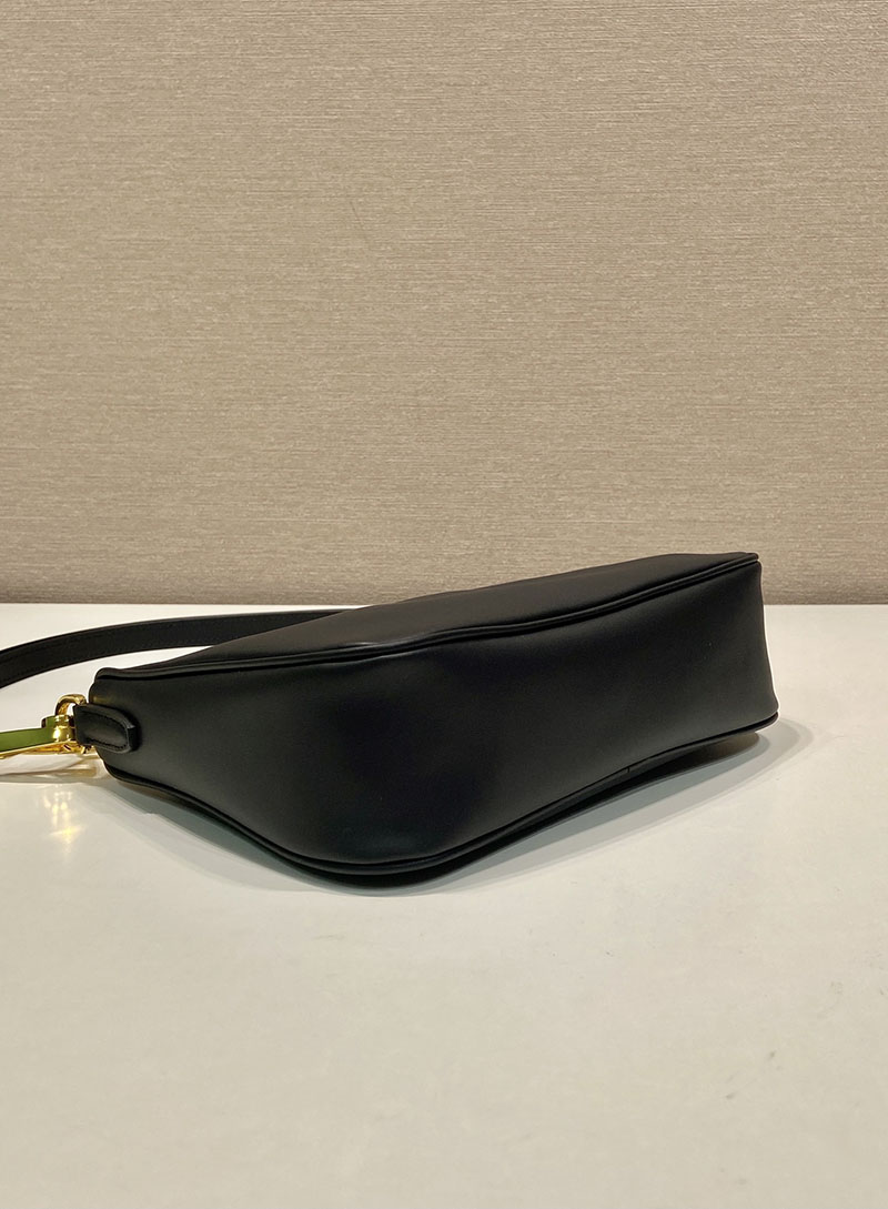プラダ アウトレット PRADA Re-Edition ベルベット ミニバッグ 1BC204_2C7Q_F0002_V_JOO ブラック H品 プラダ バッグ 人気 - 画像 (5)