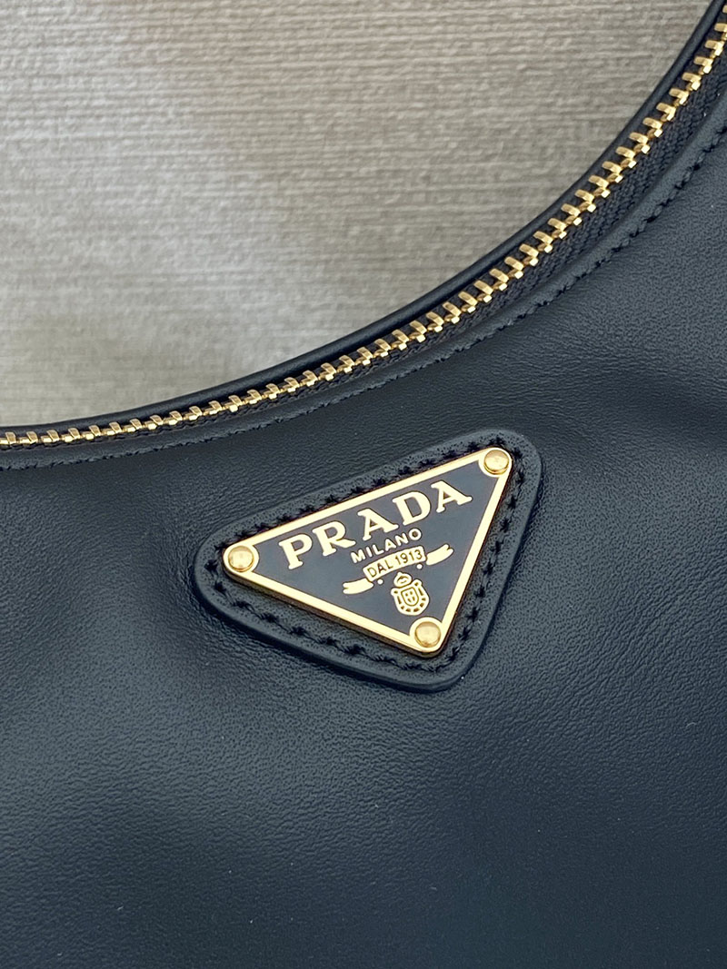 プラダ アウトレット PRADA Re-Edition ベルベット ミニバッグ 1BC204_2C7Q_F0002_V_JOO ブラック H品 プラダ バッグ 人気 - 画像 (4)