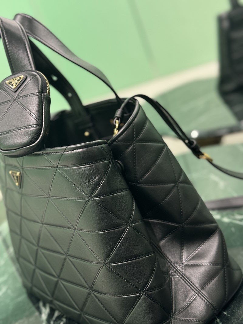 プラダ アウトレット PRADA ヴィッテロ スティッチ 2WAY トートバッグ 1BG547_2C53_F0002_V_T9I ブラック H品 プラダ トートバッグ クリーニング - 画像 (5)