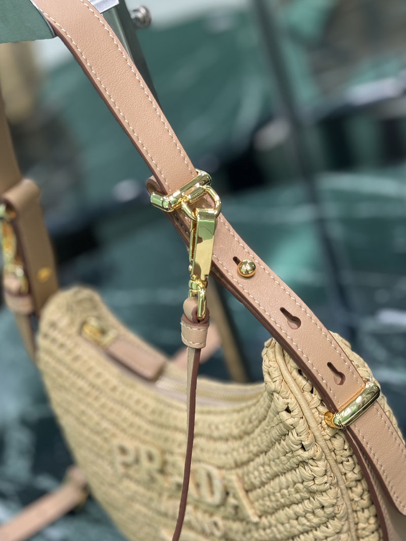プラダ アウトレット PRADA アーケ クロシェ ショルダーバッグ 1BC194_2M2T_F0018_V_OUO ナチュラル H品 プラダ ショルダーバッグ アウトレット - 画像 (5)