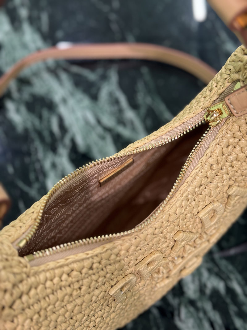 プラダ アウトレット PRADA アーケ クロシェ ショルダーバッグ 1BC194_2M2T_F0018_V_OUO ナチュラル H品 プラダ ショルダーバッグ アウトレット - 画像 (3)