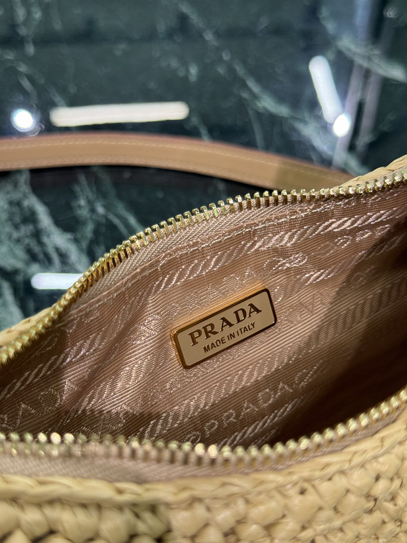 プラダ アウトレット PRADA アーケ クロシェ ショルダーバッグ 1BC194_2M2T_F0018_V_OUO ナチュラル H品 プラダ ショルダーバッグ アウトレット - 画像 (2)