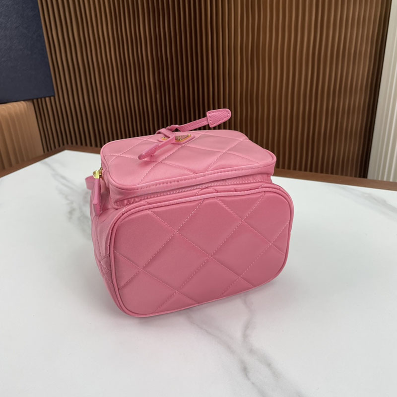 プラダ アウトレット PRADA デュエット Re-Nylon バケットバッグ 1BH038_RV44_F0410_V_UOO ピンク H品 プラダ 巾着ポーチ 使い方 - 画像 (8)