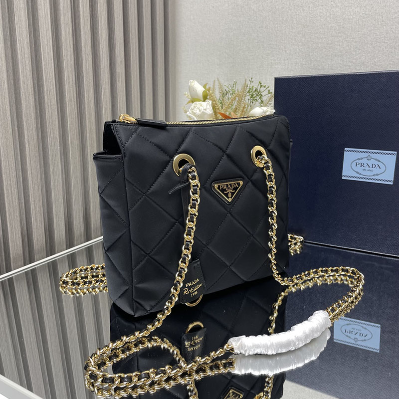 プラダ アウトレット PRADA トートバッグ ショルダーバッグ リエディション 1BG468_2AOS_F0002 ブラック H品 プラダ ショルダーバッグ 激安 - 画像 (6)
