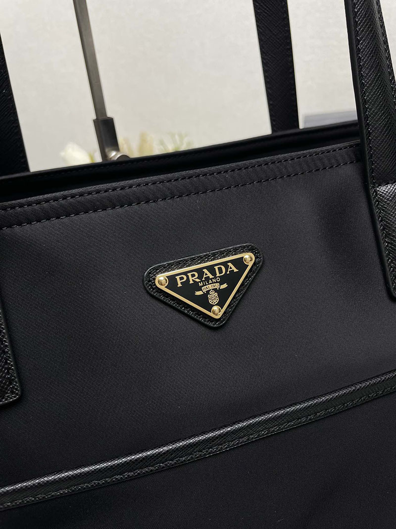 プラダ アウトレット PRADA Re-Edition 1978 Re-Nylon ラージ トートバッグ 1BG527_R064_F0002_V_OOO ブラック H品 プラダ トートバッグ ナイロン a4 - 画像 (9)