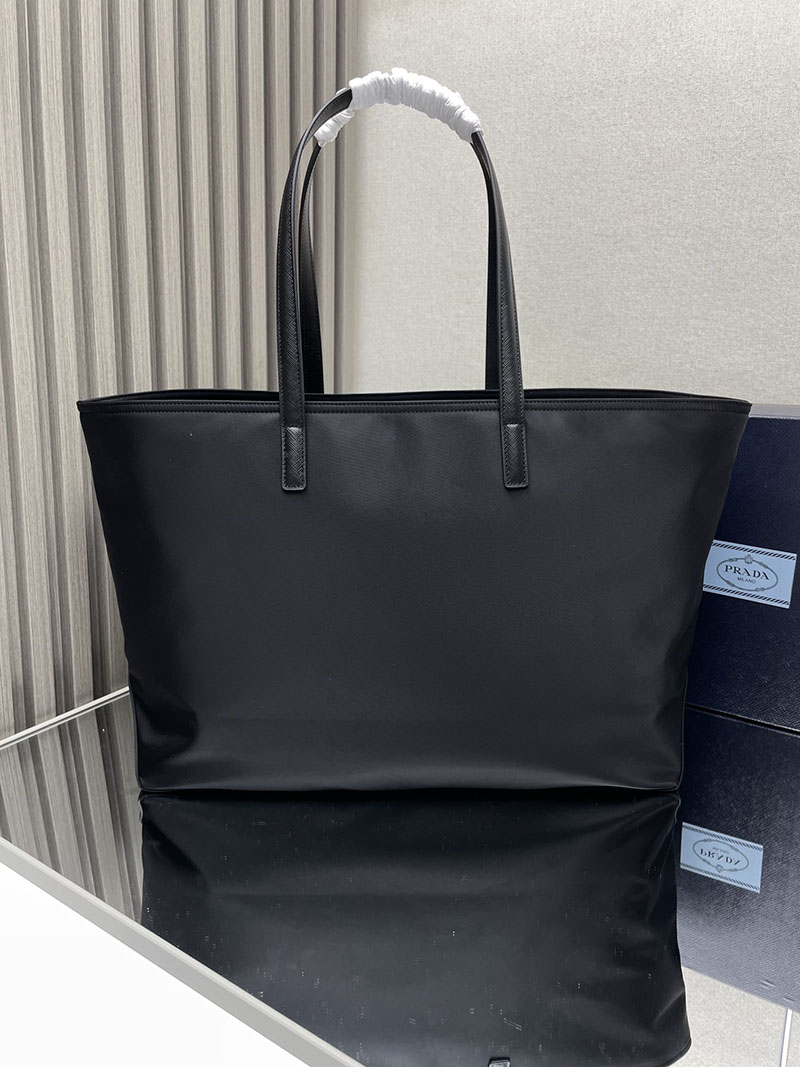 プラダ アウトレット PRADA Re-Edition 1978 Re-Nylon ラージ トートバッグ 1BG527_R064_F0002_V_OOO ブラック H品 プラダ トートバッグ ナイロン a4 - 画像 (6)