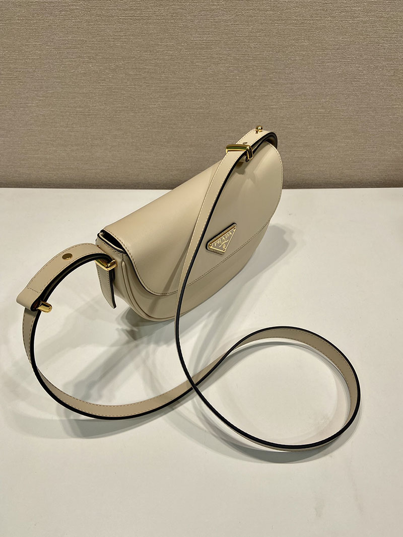 プラダ アウトレット PRADA フラップ付 プラダ アーケ レザー ショルダーバッグ 1BD365_ASK_F0236_V_HVO ベージュ H品 プラダ ショルダーバッグ 激安 - 画像 (9)