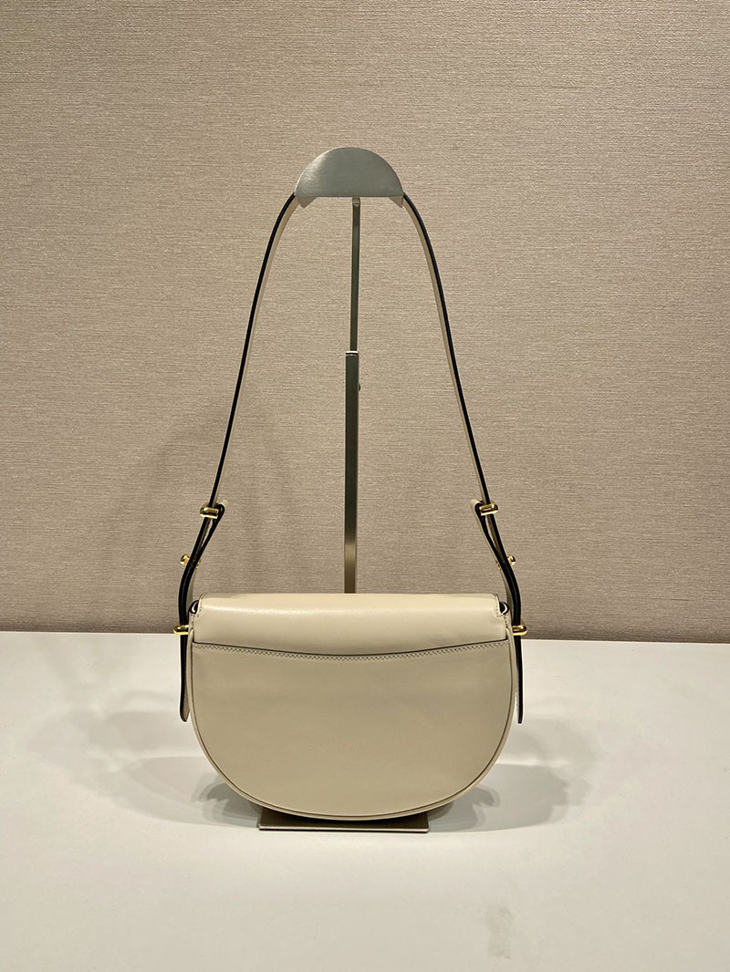 プラダ アウトレット PRADA フラップ付 プラダ アーケ レザー ショルダーバッグ 1BD365_ASK_F0236_V_HVO ベージュ H品 プラダ ショルダーバッグ 激安 - 画像 (7)