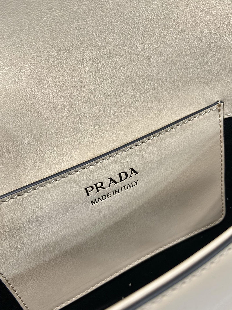 プラダ アウトレット PRADA フラップ付 プラダ アーケ レザー ショルダーバッグ 1BD365_ASK_F0236_V_HVO ベージュ H品 プラダ ショルダーバッグ 激安 - 画像 (2)