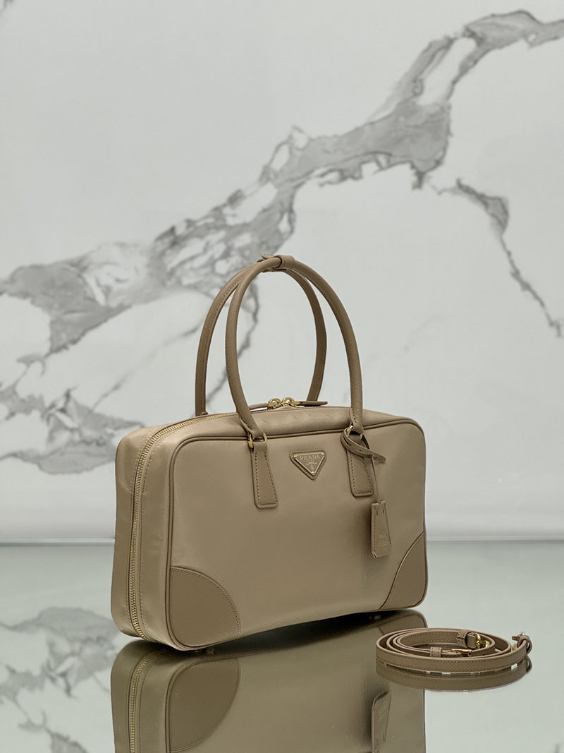 プラダ アウトレット PRADA Re-Edition 1978 Re-Nylon ラージ ダブルハンドルバッグ 1BB114_R064_F0594_V_TOO ブラウン H品 プラダ ナイロン 2way バッグ - 画像 (9)