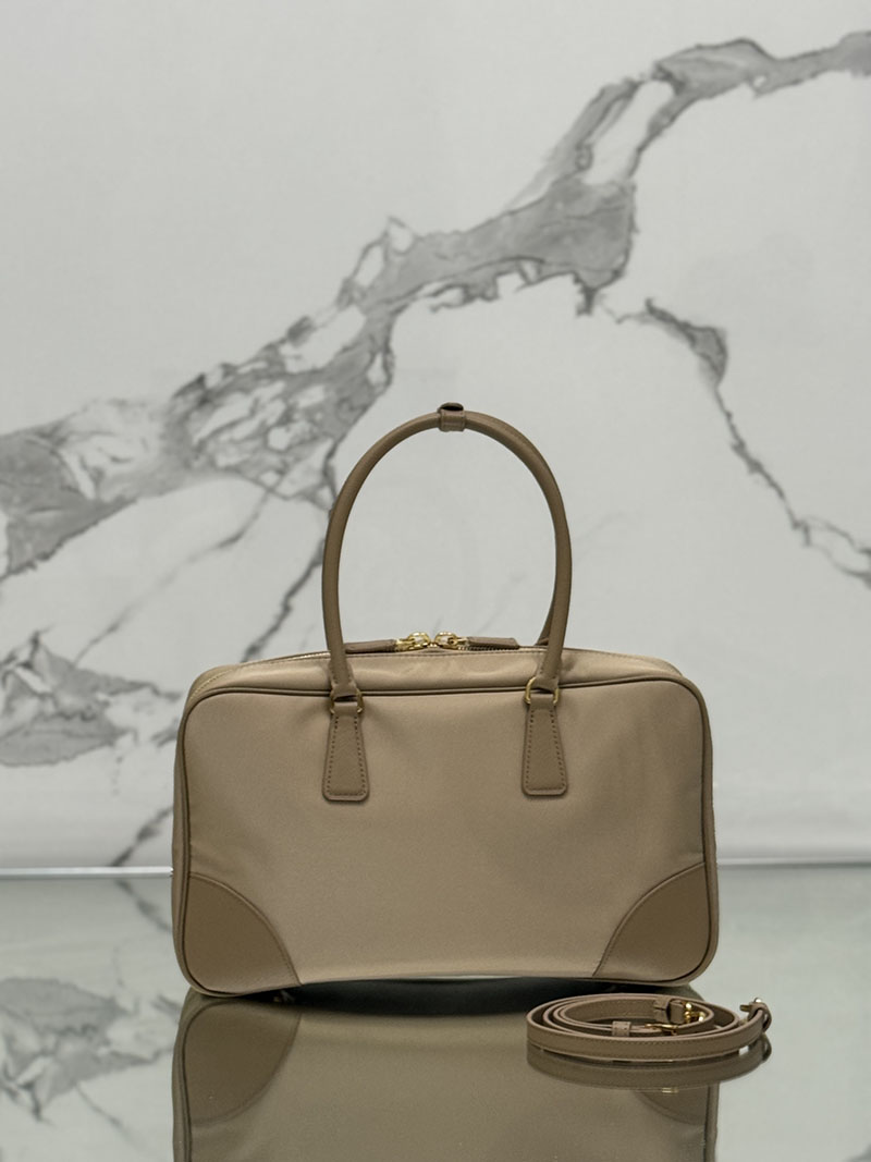 プラダ アウトレット PRADA Re-Edition 1978 Re-Nylon ラージ ダブルハンドルバッグ 1BB114_R064_F0594_V_TOO ブラウン H品 プラダ ナイロン 2way バッグ - 画像 (7)