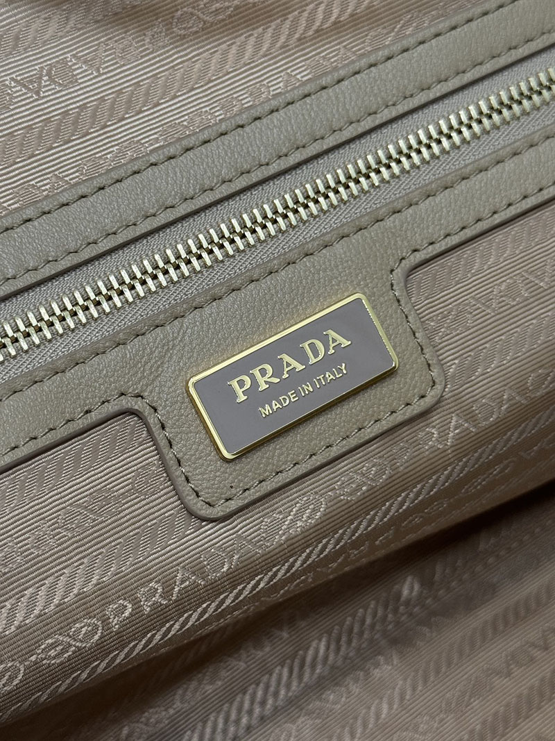 プラダ アウトレット PRADA Re-Edition 1978 Re-Nylon ラージ ダブルハンドルバッグ 1BB114_R064_F0594_V_TOO ブラウン H品 プラダ ナイロン 2way バッグ - 画像 (2)