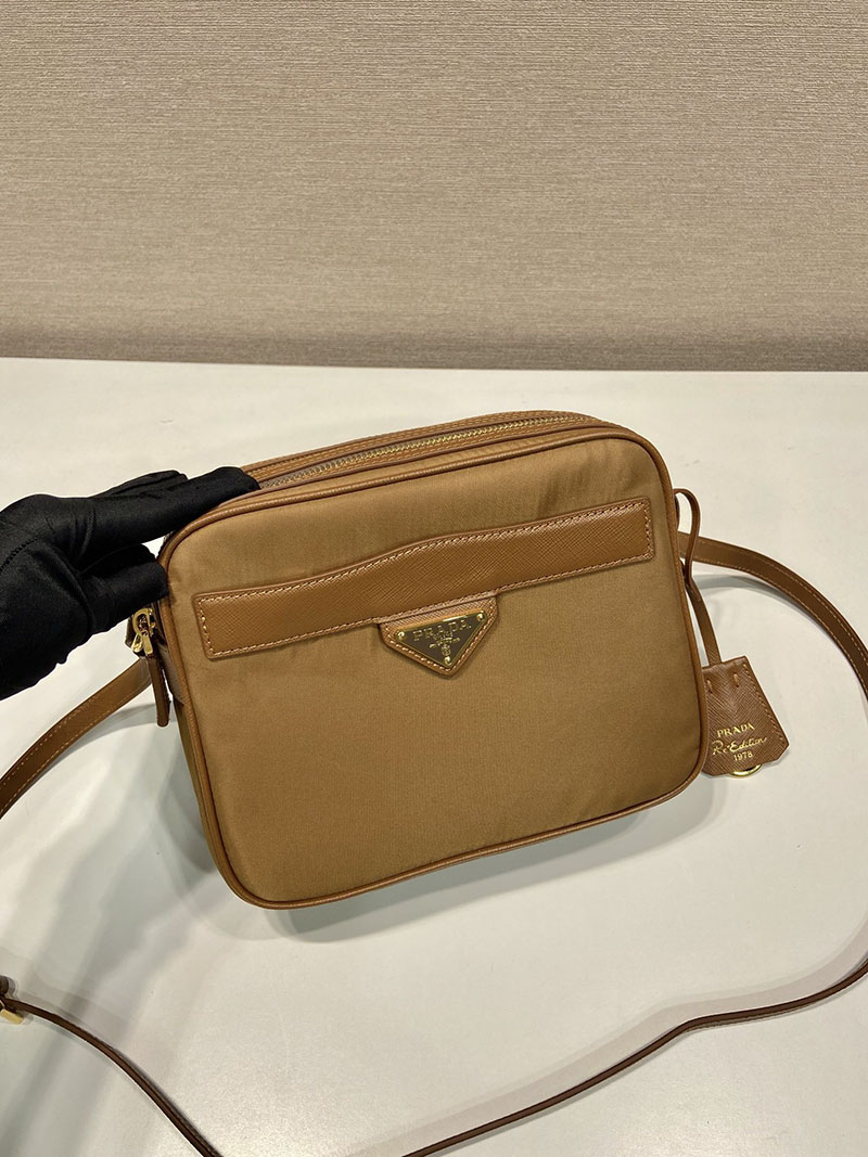 プラダ アウトレット PRADA Re-Edition1978 Re-Nylon ミニショルダーバッグ 1BH218_R064_F0594_V_OOO キャメル H品 プラダ メンズバッグ 人気 - 画像 (8)