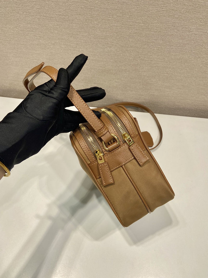 プラダ アウトレット PRADA Re-Edition1978 Re-Nylon ミニショルダーバッグ 1BH218_R064_F0594_V_OOO キャメル H品 プラダ メンズバッグ 人気 - 画像 (5)