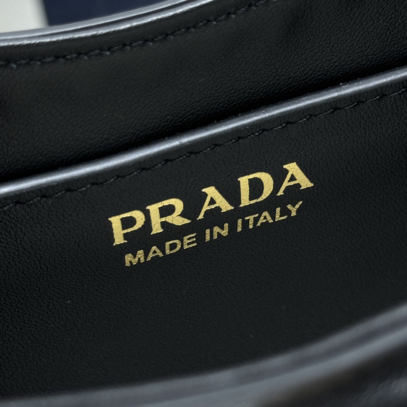 プラダ アウトレット PRADA アーケ ウィッカーxレザー バッグ 1BC202_2CYF_F0I55_V_OOO ナチュラル H品 プラダ リボンバッグ 新品 - 画像 (3)