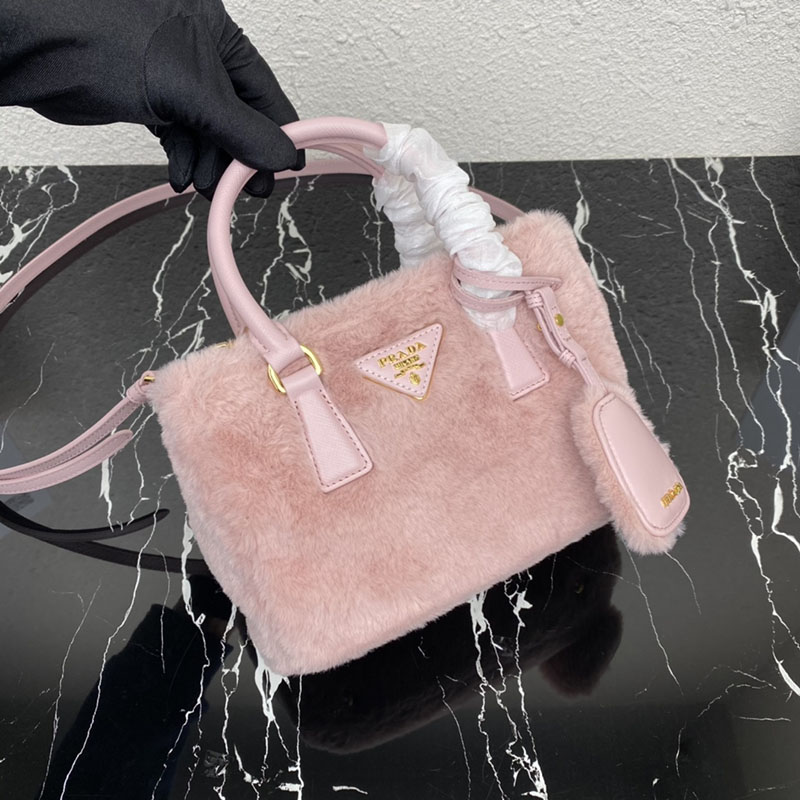 プラダ アウトレット PRADA ガレリア シアリング ミニバッグ 1BA906_2ECY_F0615_V_EOM オーキッドピンク H品 プラダ ミニバッグ ピンク - 画像 (6)
