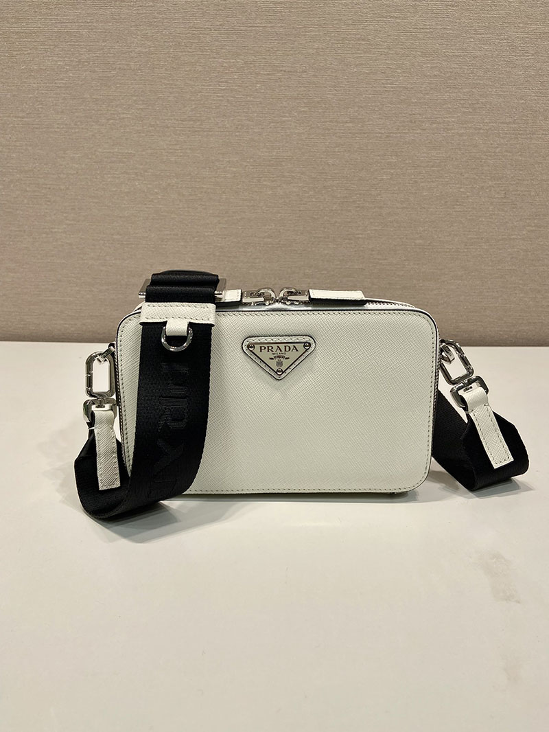 プラダ アウトレット PRADA サフィアーノレザー ベルトバッグ 2VH156_9Z2_F0PG7_V_OOO ホワイト H品 プラダ ミニショルダー 通勤用 - 画像 (9)