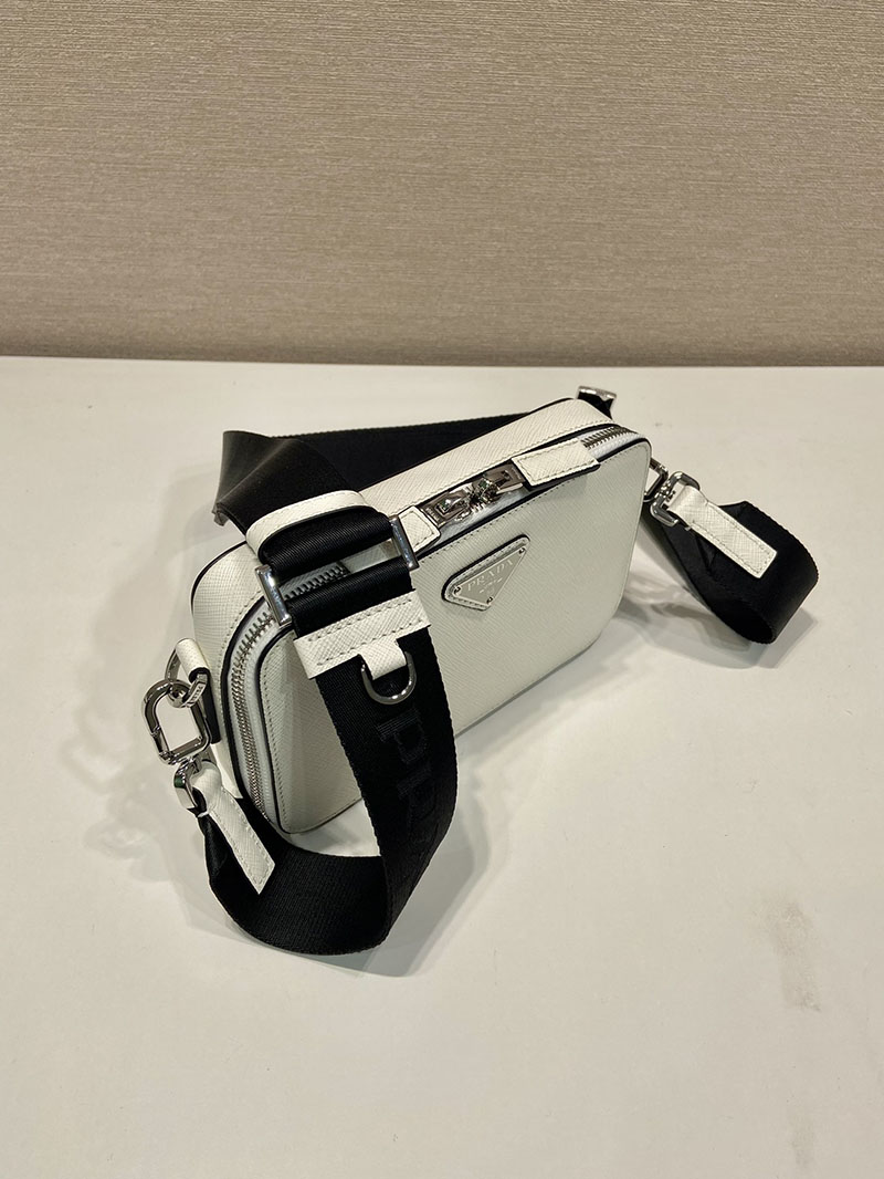 プラダ アウトレット PRADA サフィアーノレザー ベルトバッグ 2VH156_9Z2_F0PG7_V_OOO ホワイト H品 プラダ ミニショルダー 通勤用 - 画像 (8)
