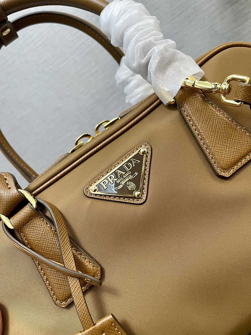 プラダ アウトレット PRADA Re-Edition 1978 Re-Nylon ラージ ダブルハンドルバッグ 1BB114_R064_F0594_V_TOO ブラウン H品 プラダ アウトレット バッグ 新作 - 画像 (6)