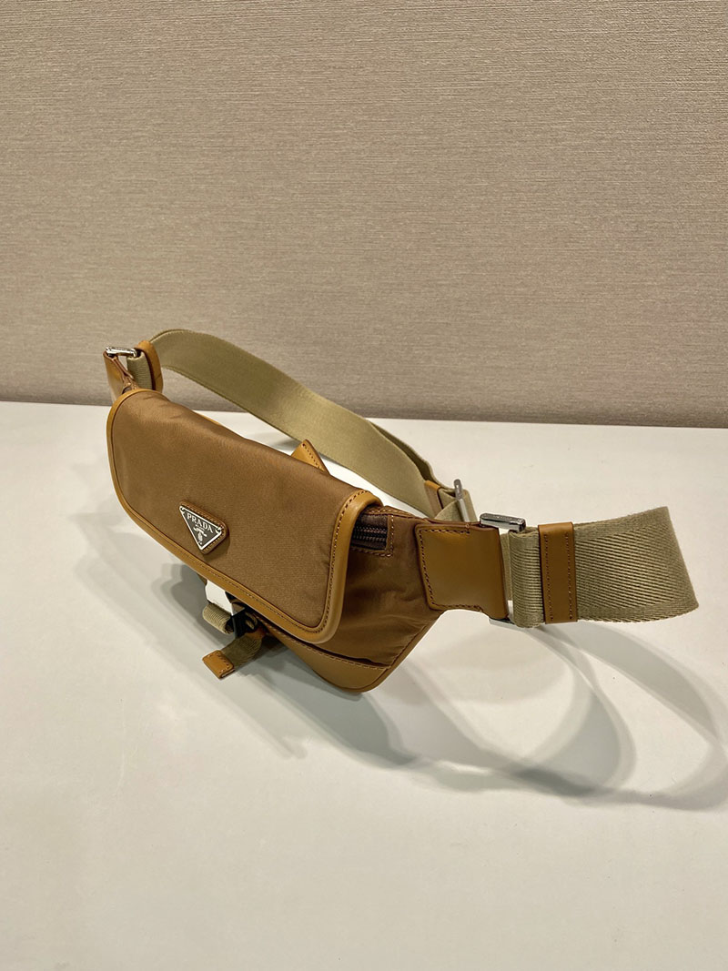 プラダ アウトレット PRADA Re-Nylon ショルダーバッグ 2VH176_2CX2_F0046_V_OOO ブランデー H品 プラダ バッグ メンズ アウトレット 正規品 - 画像 (8)