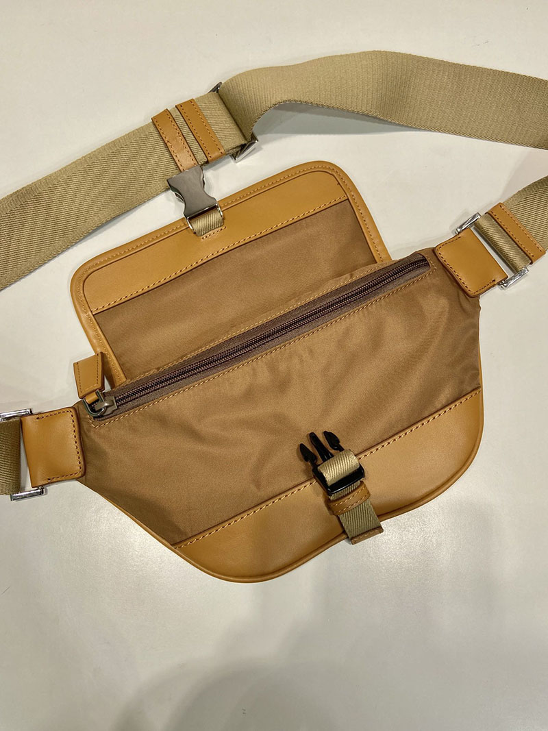 プラダ アウトレット PRADA Re-Nylon ショルダーバッグ 2VH176_2CX2_F0046_V_OOO ブランデー H品 プラダ バッグ メンズ アウトレット 正規品 - 画像 (5)