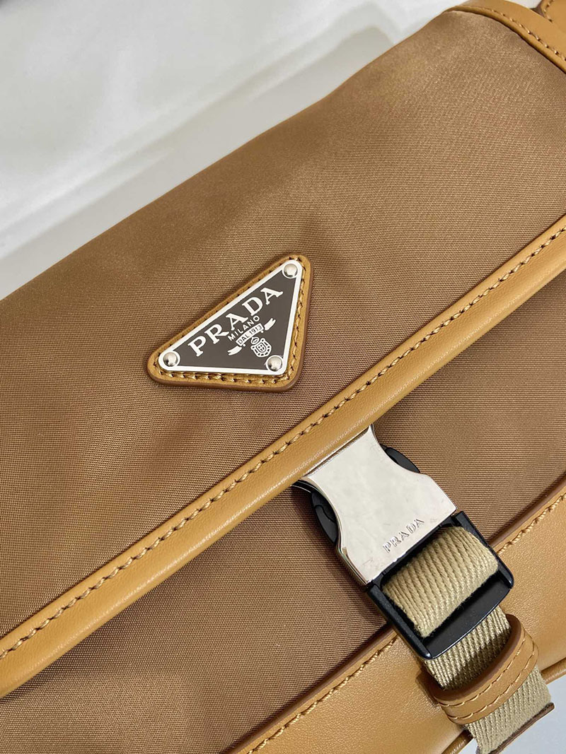 プラダ アウトレット PRADA Re-Nylon ショルダーバッグ 2VH176_2CX2_F0046_V_OOO ブランデー H品 プラダ バッグ メンズ アウトレット 正規品 - 画像 (4)