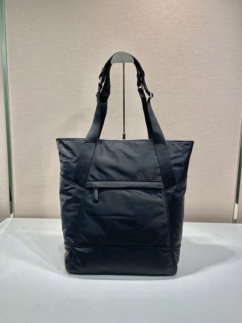 プラダ アウトレット PRADA Reナイロン×レザー トートバッグ 2VG120_2DW3_F0002_V_OOO ブラック H品 プラダ トートバッグ ナイロン メンズ - 画像 (7)