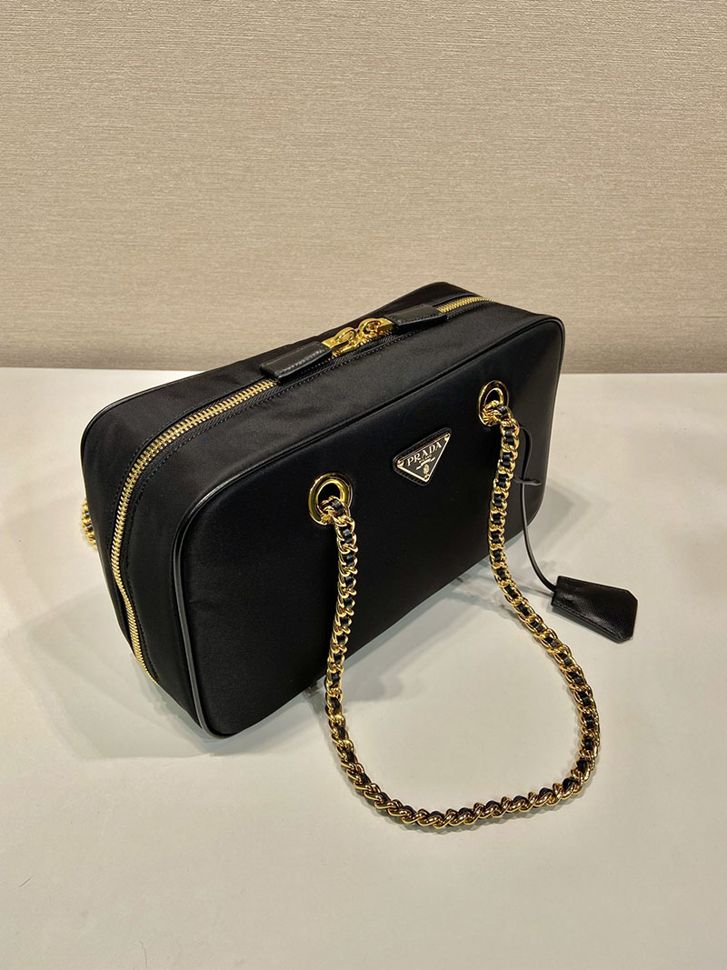 プラダ アウトレット PRADA Re-Edition 1978 ミディアム ダブルハンドルバッグ 1BB115_R064_F0002_V_OOO プラダ ナイロン バッグ 人気 - 画像 (8)
