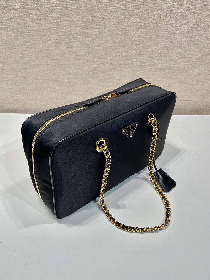 プラダ アウトレット PRADA Re-Edition 1978 ラージ Re-Nylon ダブルハンドルバッグ 1BB114_R064_F0002_V_OOO プラダ ナイロン バッグ 人気 - 画像 (8)
