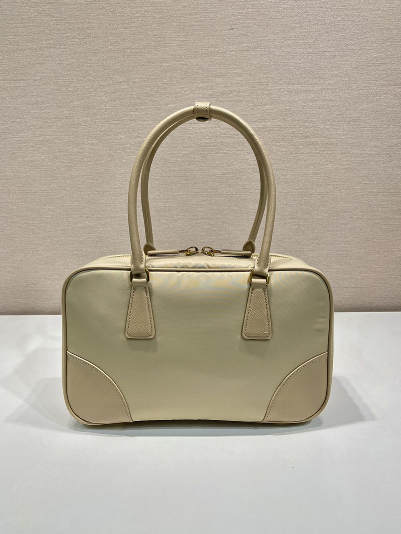 プラダ アウトレット PRADA Re-Edition 1978 ミディアム Re-Nylon ダブルハンドルバッグ 1BB115_R064_F0040_V_OOO ベージュ H品 プラダ ナイロン バッグ 人気 - 画像 (7)
