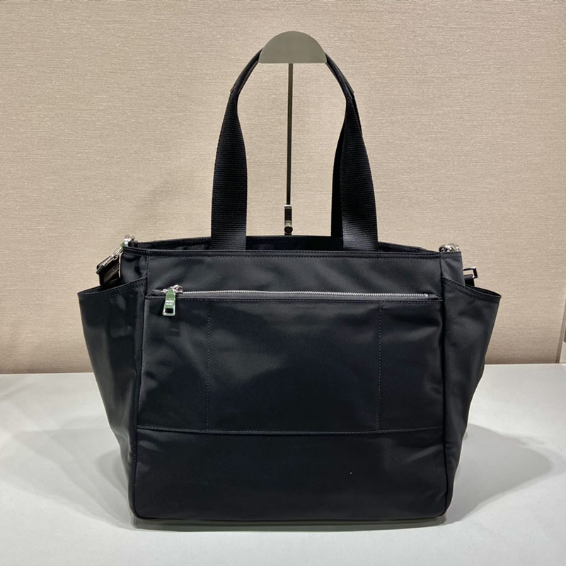 プラダ アウトレット PRADA Re-Nylon ベビーバッグ 1BG102_RV44_F0002_V_OOO ブラック H品 プラダ マザーズバッグ ナイロン - 画像 (6)