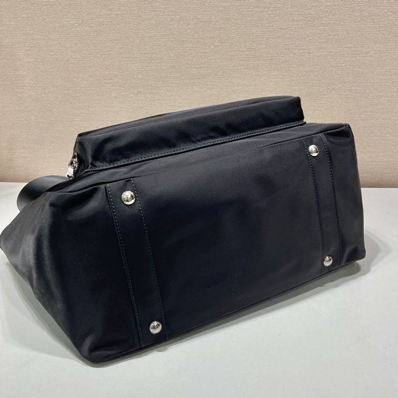 プラダ アウトレット PRADA Re-Nylon ベビーバッグ 1BG102_RV44_F0002_V_OOO ブラック H品 プラダ マザーズバッグ ナイロン - 画像 (5)