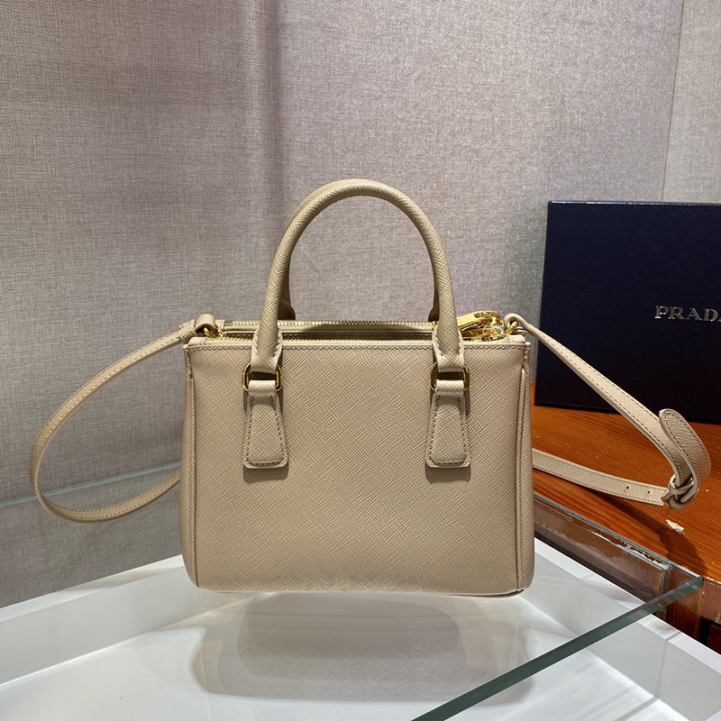 プラダ アウトレット PRADA ガレリア サフィアーノレザー ミニバッグ 1BA906_NZV_F0236_V_EOM ベージュ H品 プラダ トートバッグ レディース - 画像 (7)