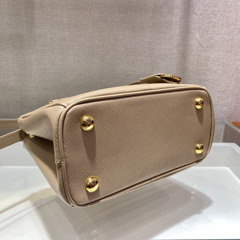 プラダ アウトレット PRADA ガレリア サフィアーノレザー ミニバッグ 1BA906_NZV_F0236_V_EOM ベージュ H品 プラダ トートバッグ レディース - 画像 (6)