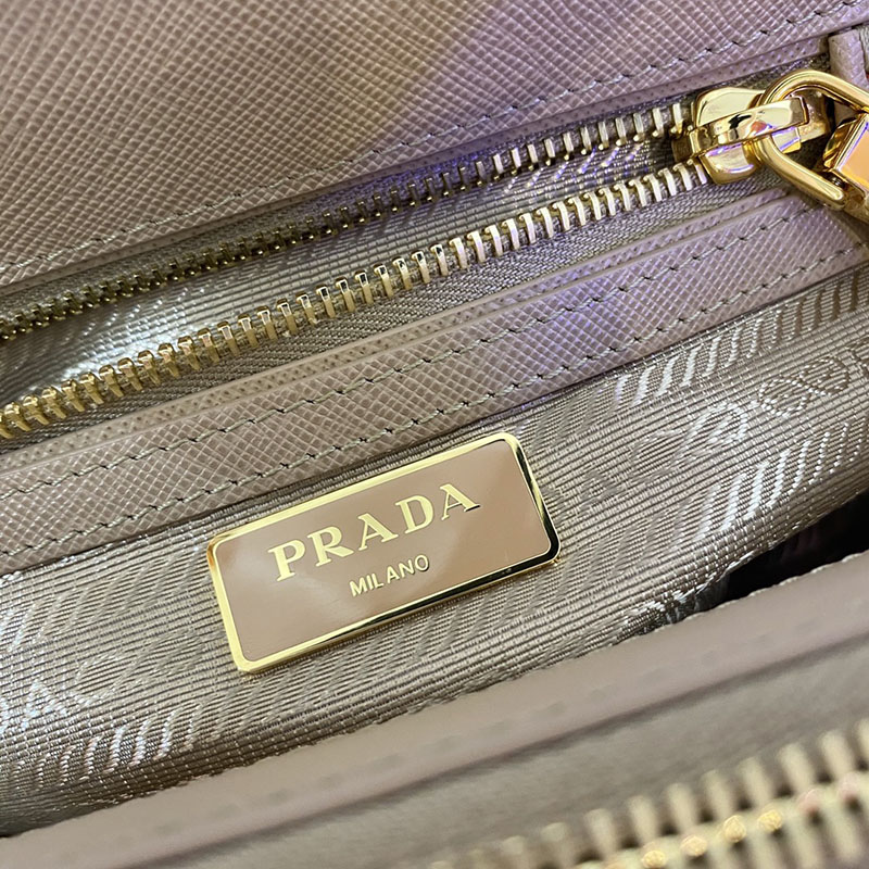 プラダ アウトレット PRADA ガレリア サフィアーノレザー ミニバッグ 1BA906_NZV_F0236_V_EOM ベージュ H品 プラダ トートバッグ レディース - 画像 (2)