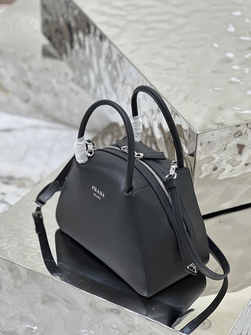 プラダ アウトレット PRADA スーパーノヴァ ミディアム レザー トライアングルロゴ 1BA366_2DDJ_F0002 ブラック H品 プラダ ショルダーバッグ レザー - 画像 (9)