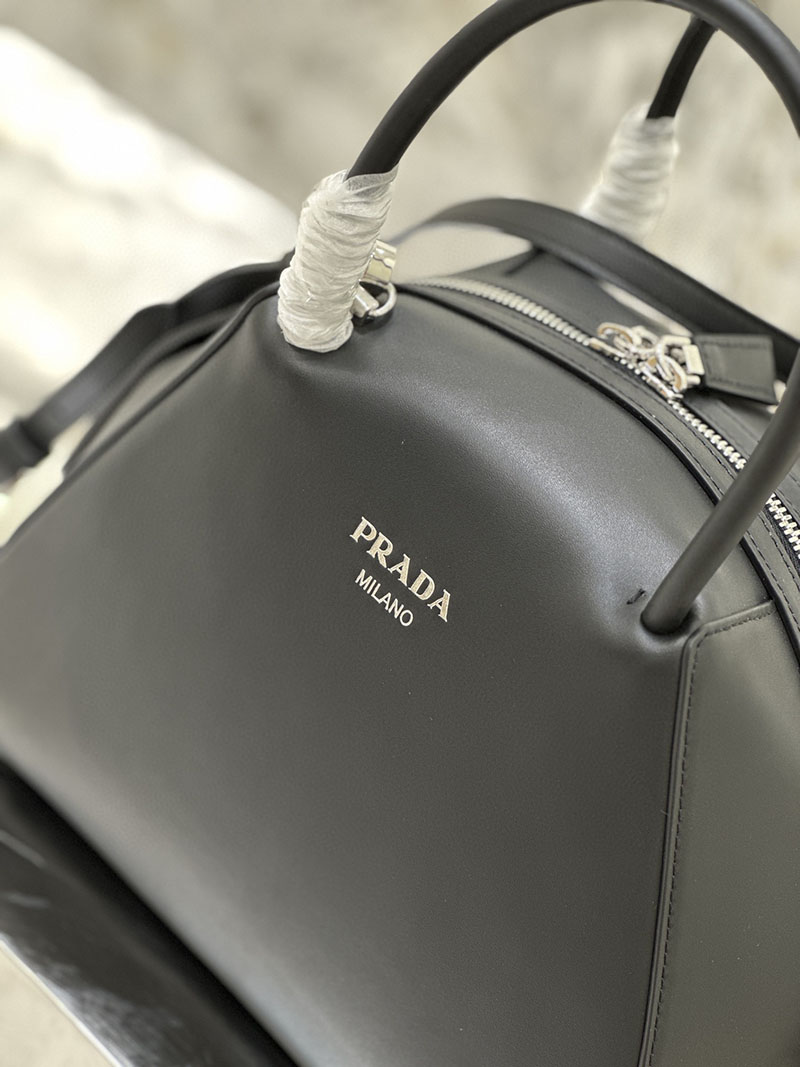 プラダ アウトレット PRADA スーパーノヴァ ミディアム レザー トライアングルロゴ 1BA366_2DDJ_F0002 ブラック H品 プラダ ショルダーバッグ レザー - 画像 (6)