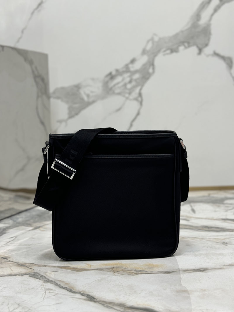 プラダ アウトレット PRADA ショルダーバッグ ナイロン/サフィアーノレザー 2VH797_2DMH_F0002_V_XOO ブラック H品 プラダ ショルダーバッグ メンズ - 画像 (8)