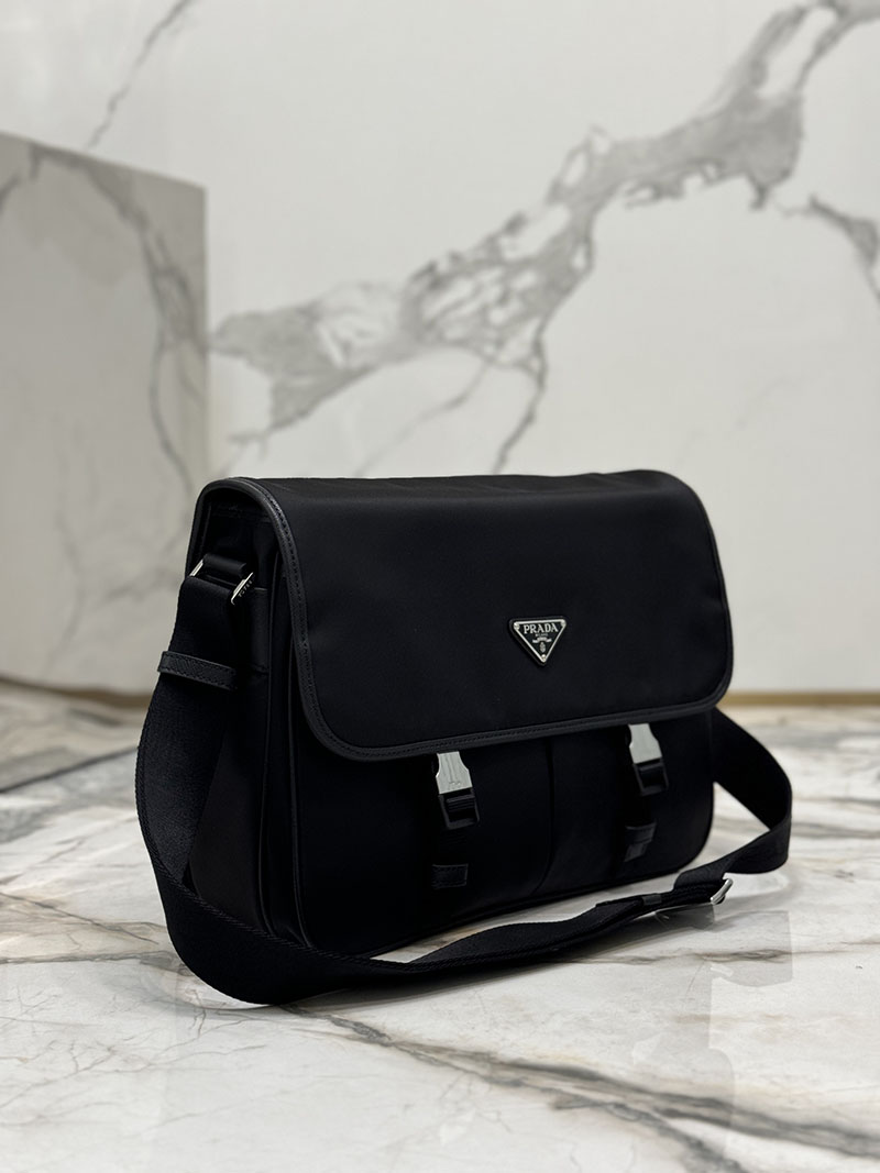 プラダ アウトレット PRADA Re-Nylon ショルダーバッグ 2VD768_2DMH_F0002_V_XLO ブラック H品 プラダ ショルダーバッグ メンズ - 画像 (9)