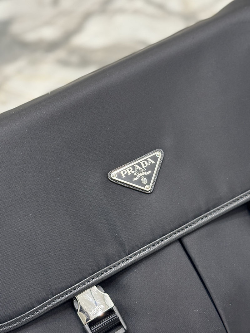 プラダ アウトレット PRADA Re-Nylon ショルダーバッグ 2VD768_2DMH_F0002_V_XLO ブラック H品 プラダ ショルダーバッグ メンズ - 画像 (6)