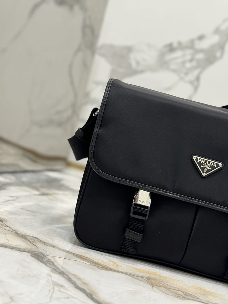 プラダ アウトレット PRADA Re-Nylon ショルダーバッグ 2VD768_2DMH_F0002_V_XLO ブラック H品 プラダ ショルダーバッグ メンズ - 画像 (5)