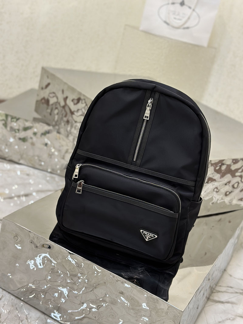 プラダ アウトレット PRADA ュックサック バックパック ナイロン 2VZ034_2DMG_F0002_V_OOO ブラック H品 プラダ リュック 旅行用 メンズ - 画像 (9)