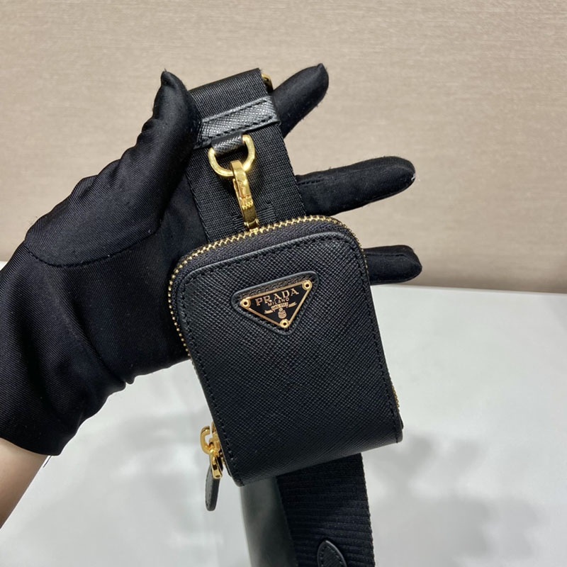 プラダ アウトレット PRADA Re-Edition 2005 サフィアーノレザー バッグ 1BH204_NZV_F0632_V_V2P ブラック H品 プラダ バッグ 人気 - 画像 (4)