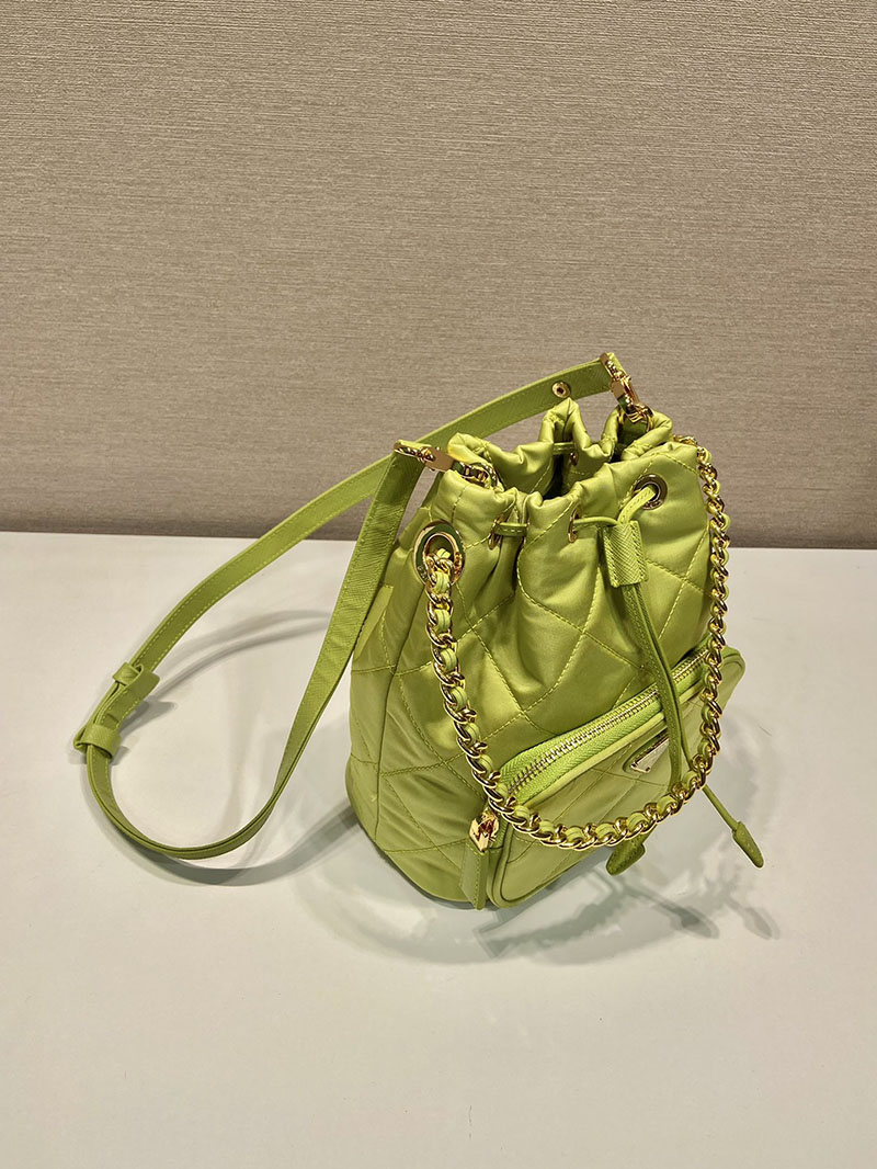 プラダ アウトレット PRADA Re-Nylon ショルダーバッグ 1BH038_2AOS_F0394 ライトグリーン H品 プラダ バッグ アウトレット - 画像 (8)