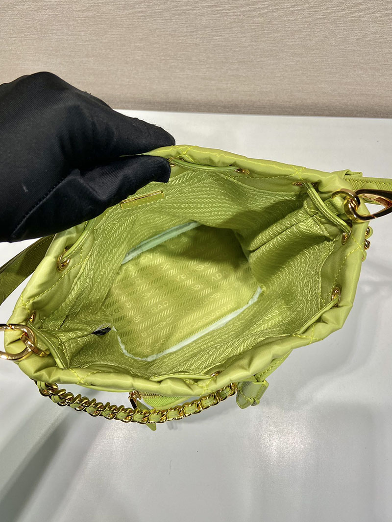 プラダ アウトレット PRADA Re-Nylon ショルダーバッグ 1BH038_2AOS_F0394 ライトグリーン H品 プラダ バッグ アウトレット - 画像 (3)