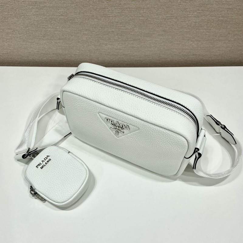 プラダ アウトレット PRADA ヴィッテロダイノソフトレザー スモール ショルダーバッグ 1BH082_2DKV_F02EU_V_7NM ホワイト H品 プラダ バッグ アウトレット - 画像 (8)